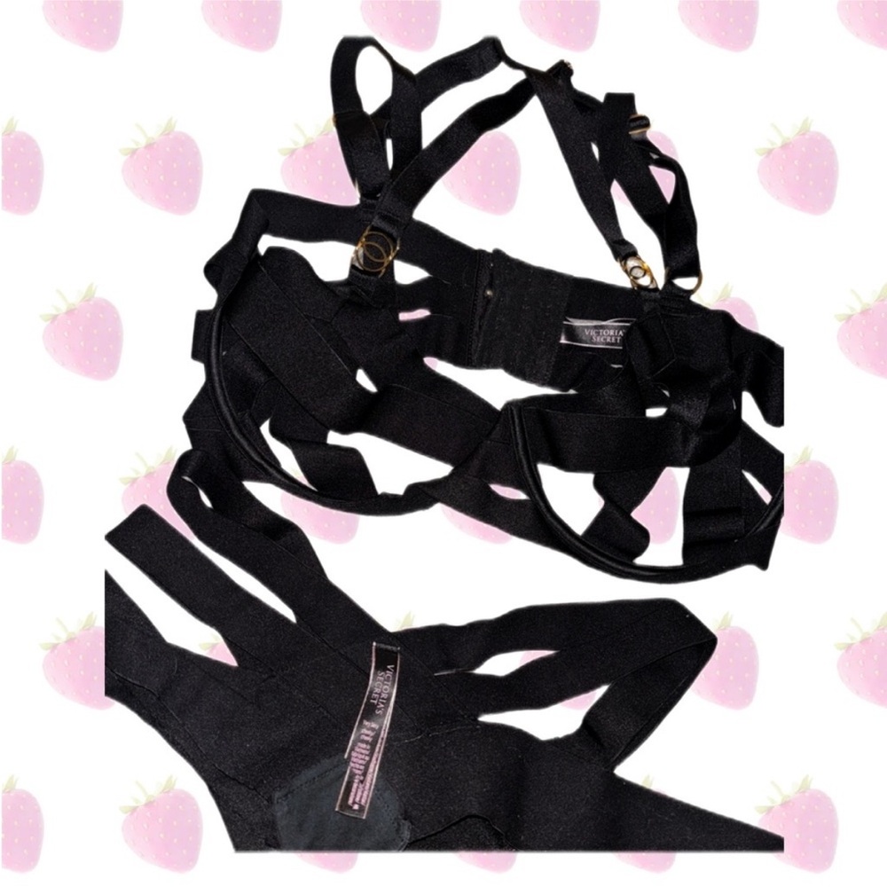 Victorias Secret Luxe Banded Demi Set